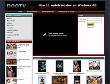Tablet Screenshot of dootv.org